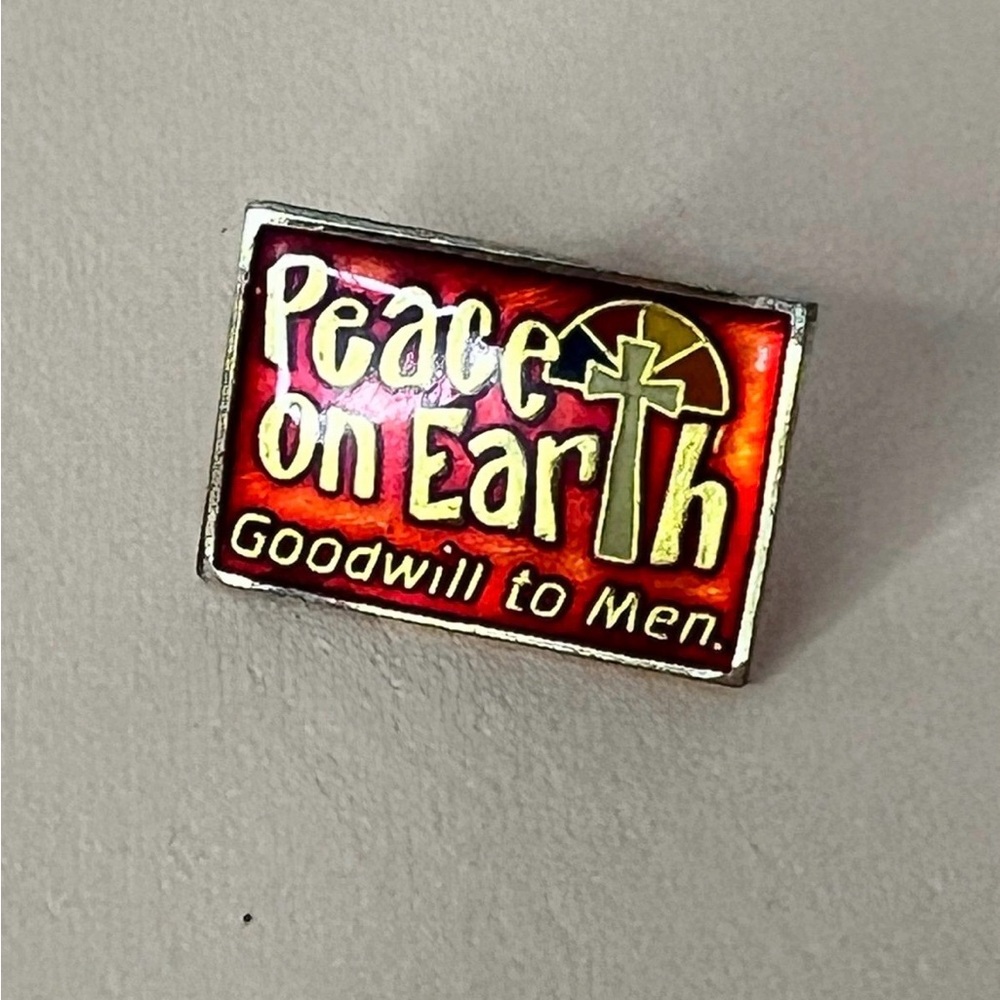 Peace on Earth Enamel Pin